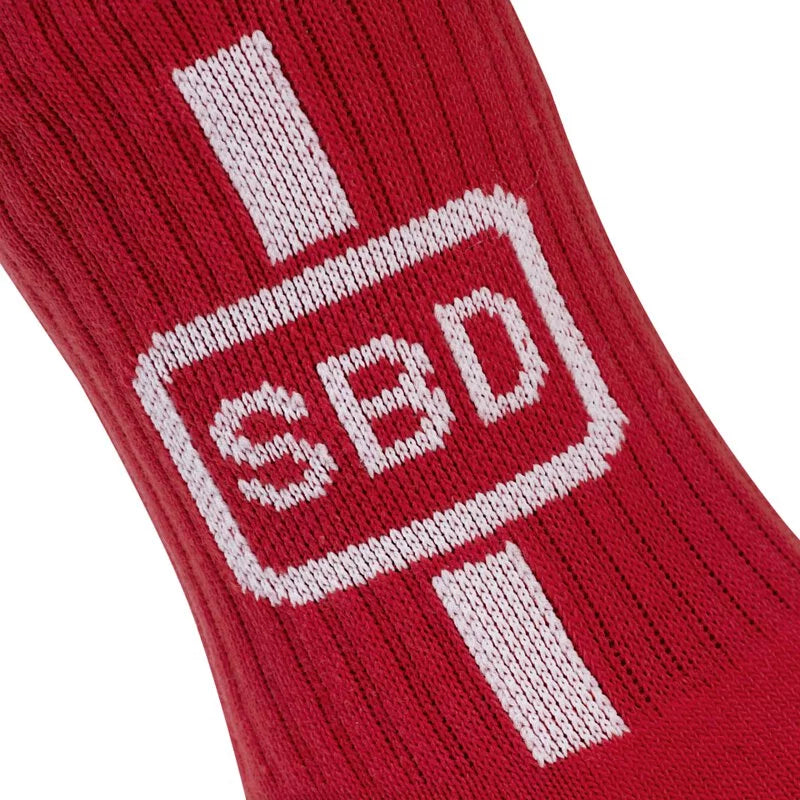 SBD Red Sports Socks (Summer Range 2019)