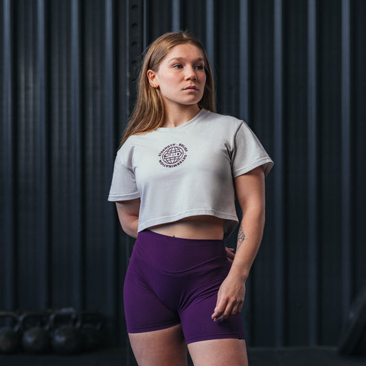 SBD Crop-Top T-Shirt - Off White (Aspire Range 2025)