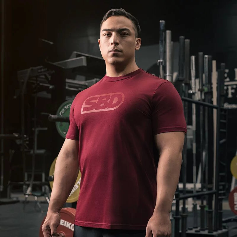 SBD Burgundy Logo T-Shirt (Phoenix Range 2021)
